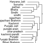 Reference 3 Admixture Population Dendrogram